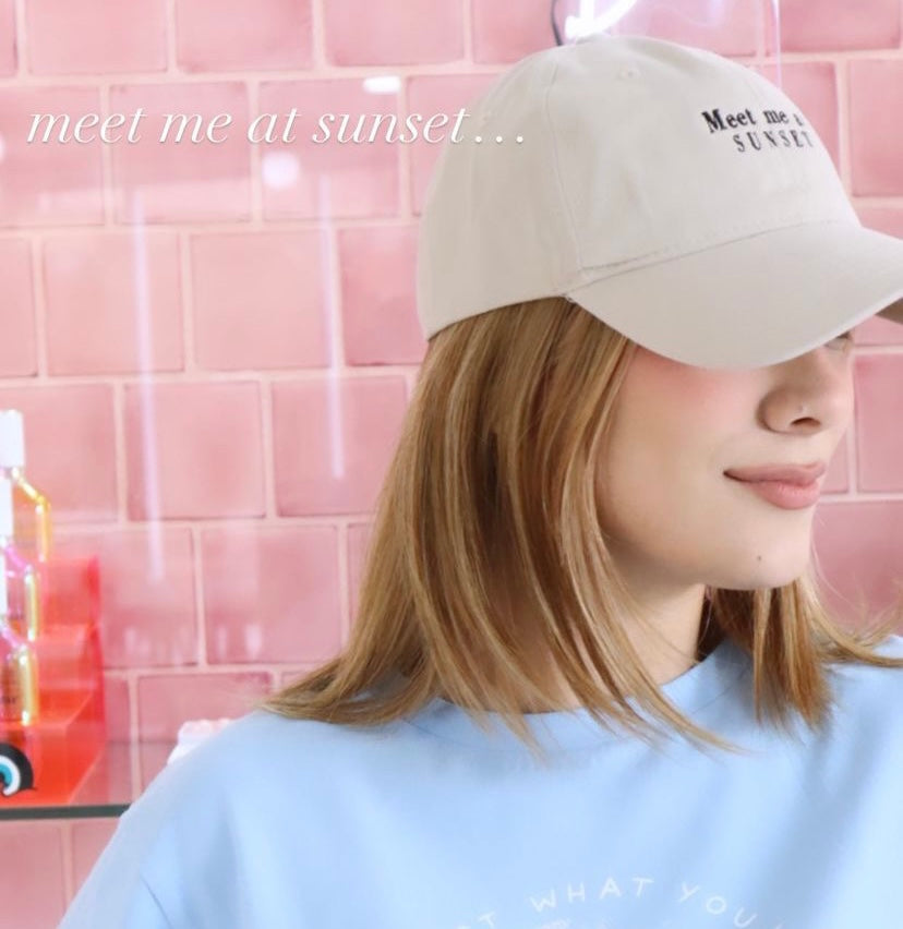 Gorra / Meet me and sunset