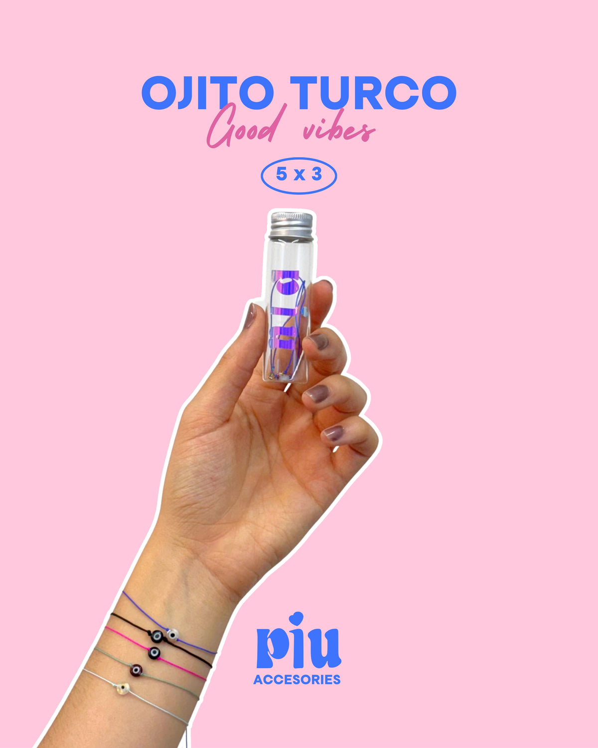 Pulsera Ojito Turco Good Vibes — Protección y Estilo | (Agrega 5, paga 3)