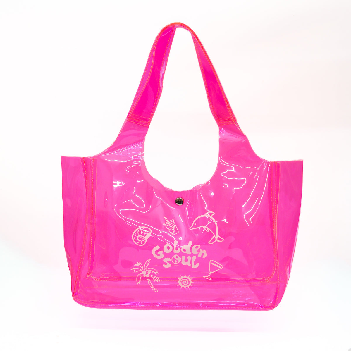 Bolsa Tote Transparente "Golden Soul"