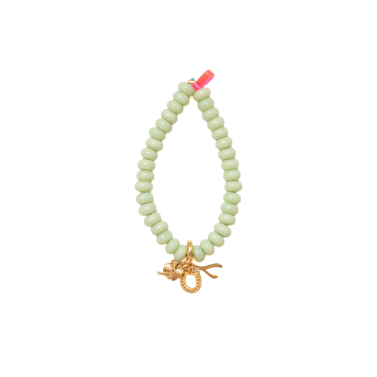 Lucky Charms Verde Menta | Trébol, Herradura y Hueso de la Suerte