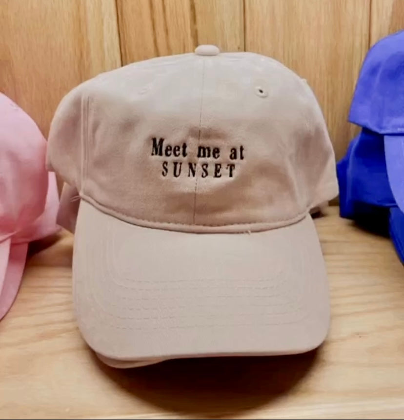 Gorra / Meet me and sunset